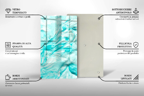 Protège plaque de cuisson Peintures abstraites