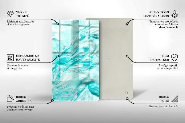 Protège plaque de cuisson Peintures abstraites