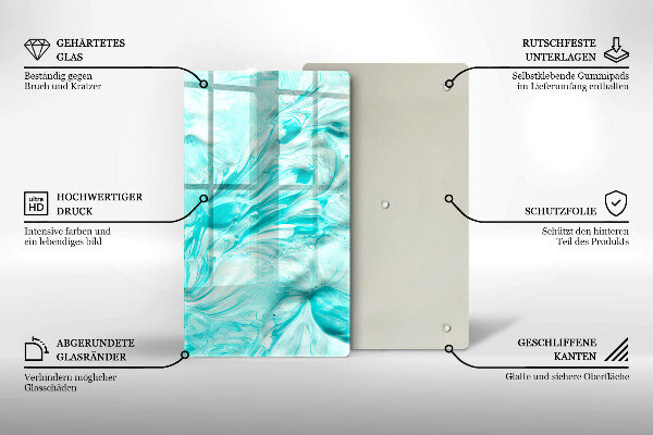 Protège plaque de cuisson Peintures abstraites