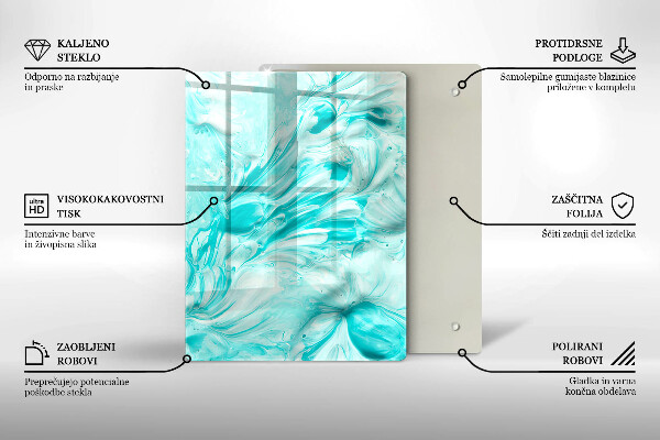 Protège plaque de cuisson Peintures abstraites
