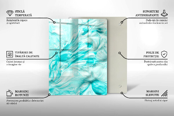 Protège plaque de cuisson Peintures abstraites