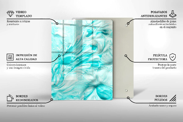 Protège plaque de cuisson Peintures abstraites
