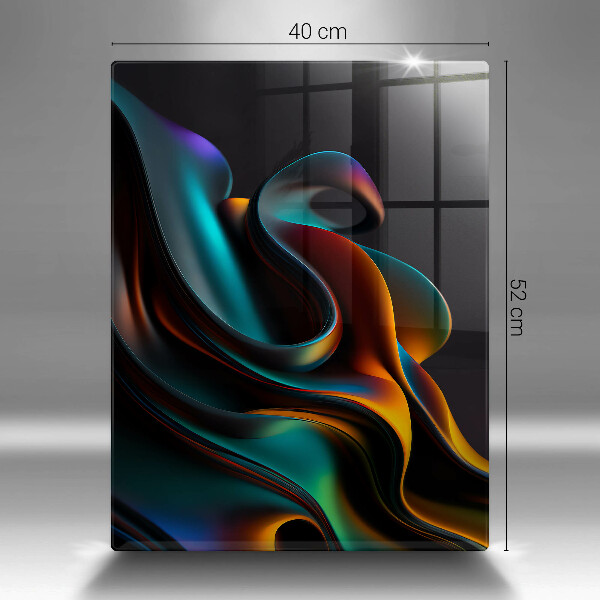 Protège plaque de cuisson Abstraction colorée