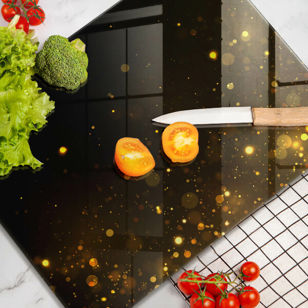 Protège plaque de cuisson Paillettes d'or