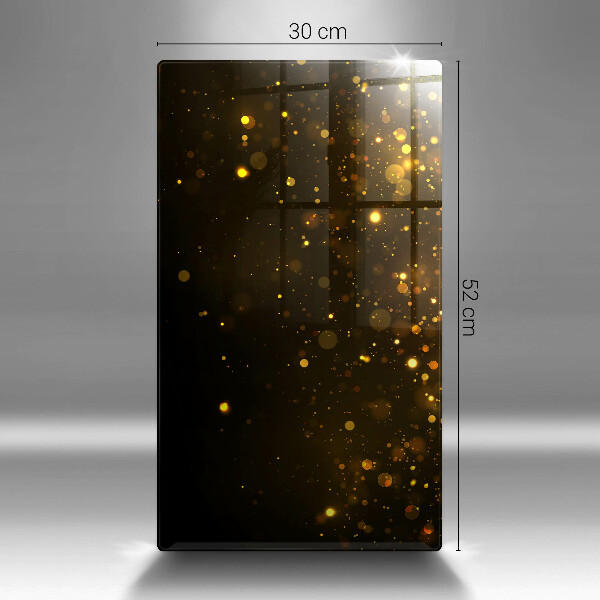 Protège plaque de cuisson Paillettes d'or