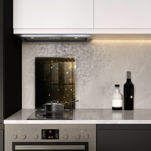 Protège plaque de cuisson Paillettes d'or