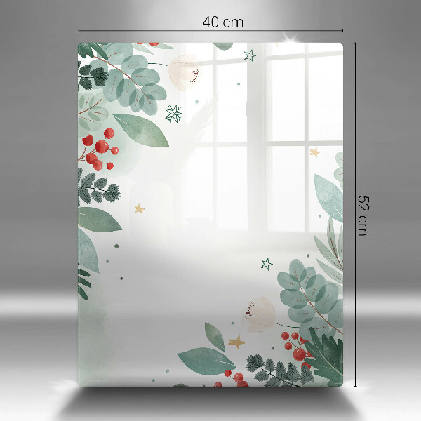 Protège plaque de cuisson Feuilles d'aquarelle