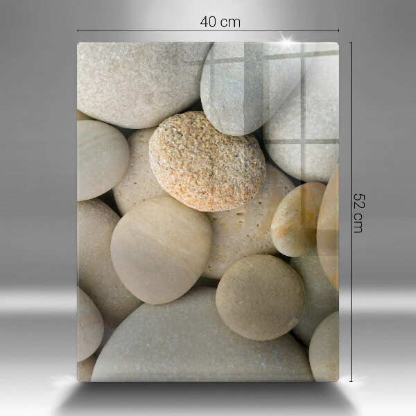 Protège plaque de cuisson Modèle de pierres ovales