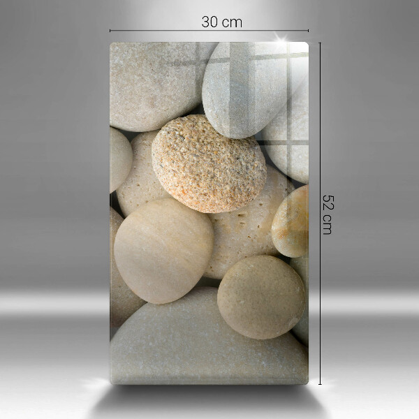 Protège plaque de cuisson Modèle de pierres ovales