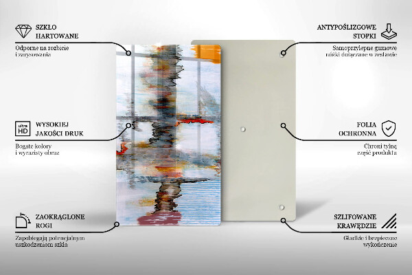 Protège plaque de cuisson Peintures abstraites