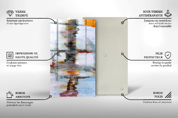 Protège plaque de cuisson Peintures abstraites