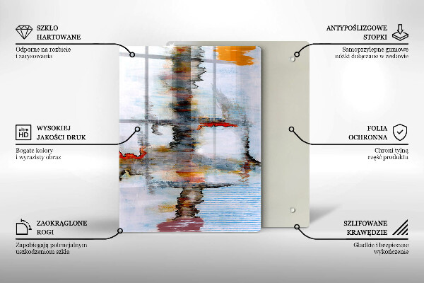 Protège plaque de cuisson Peintures abstraites