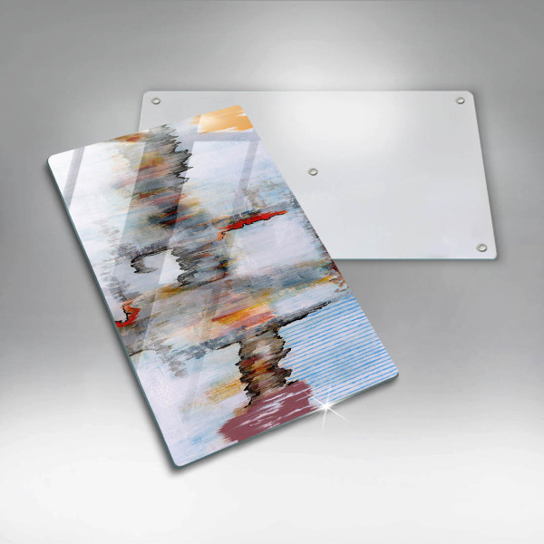 Protège plaque de cuisson Peintures abstraites