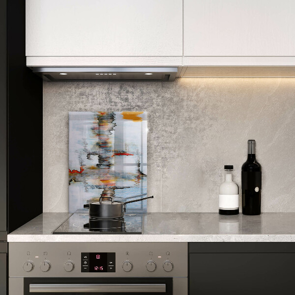 Protège plaque de cuisson Peintures abstraites