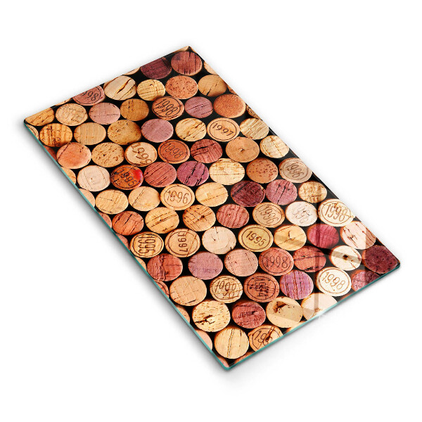 Protège plaque de cuisson Modèle de bouchons de vin