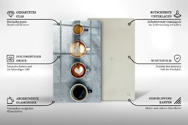 Protège plaque de cuisson Cuisine - tasses à café