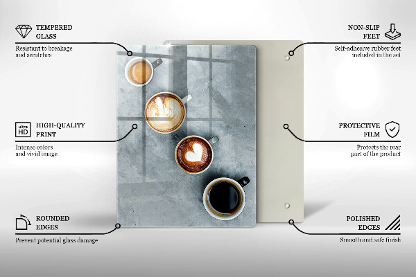 Protège plaque de cuisson Cuisine - tasses à café