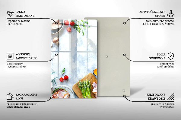 Protège plaque de cuisson Ingrédients en cuisine