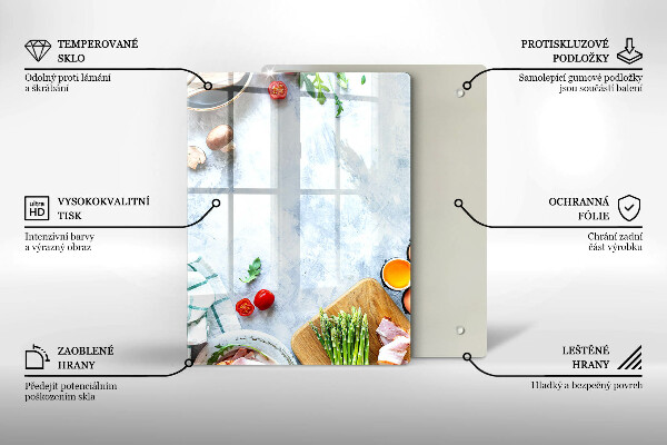 Protège plaque de cuisson Ingrédients en cuisine
