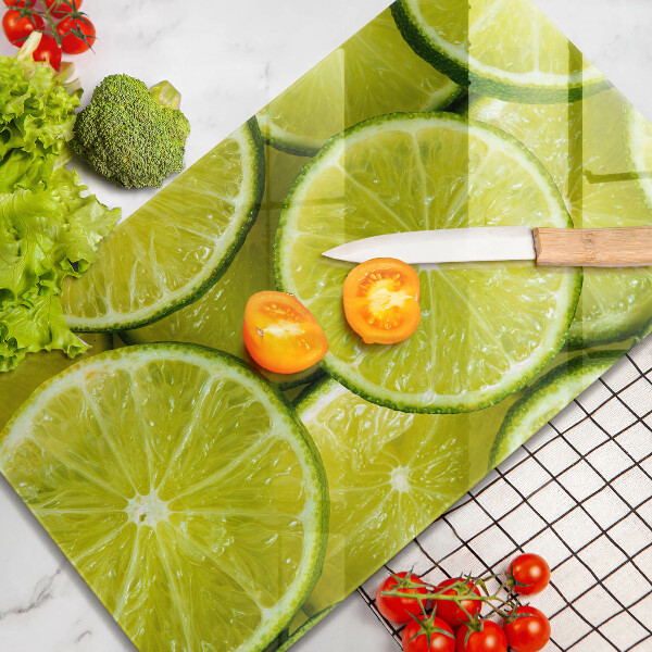 Protège plaque de cuisson Tranches de citron vert