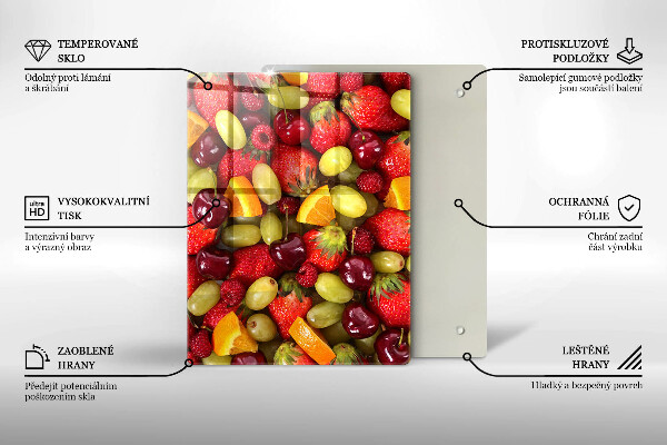 Protège plaque de cuisson Fruits d'été