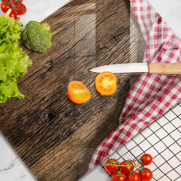 Protège plaque de cuisson Table en bois