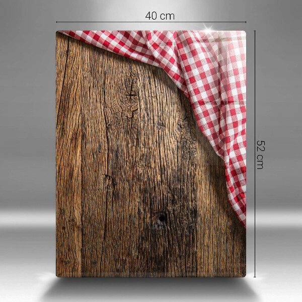 Protège plaque de cuisson Table en bois