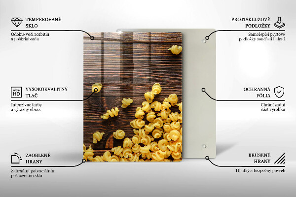 Protège plaque de cuisson Des pâtes sur la table