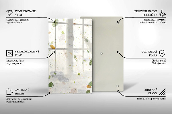 Protège plaque de cuisson Feuilles tombantes