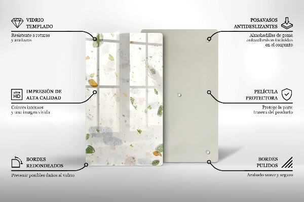 Protège plaque de cuisson Feuilles tombantes