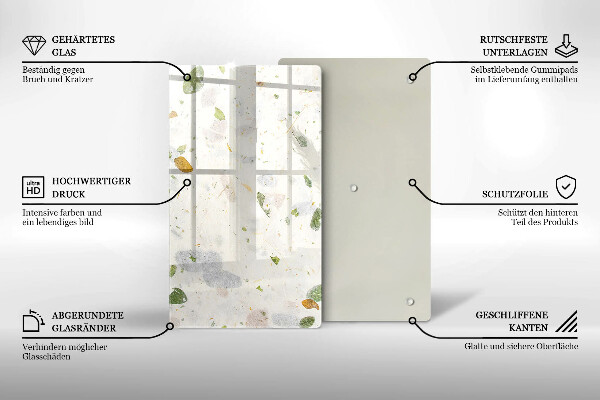 Protège plaque de cuisson Feuilles tombantes