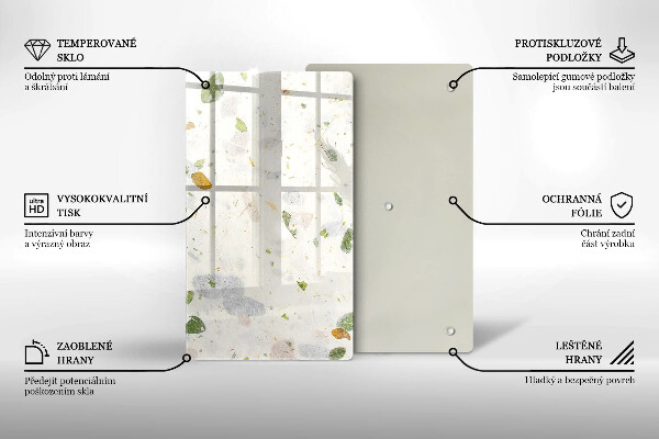 Protège plaque de cuisson Feuilles tombantes