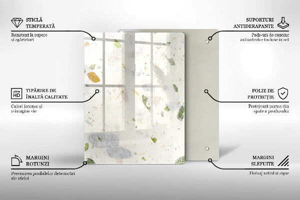 Protège plaque de cuisson Feuilles tombantes