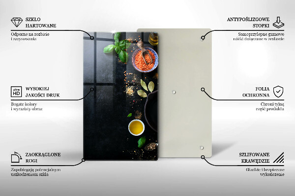 Protège plaque de cuisson Bols d'épices