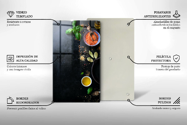 Protège plaque de cuisson Bols d'épices