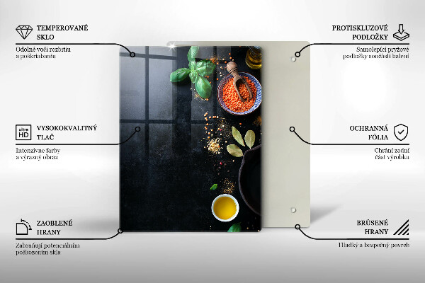 Protège plaque de cuisson Bols d'épices