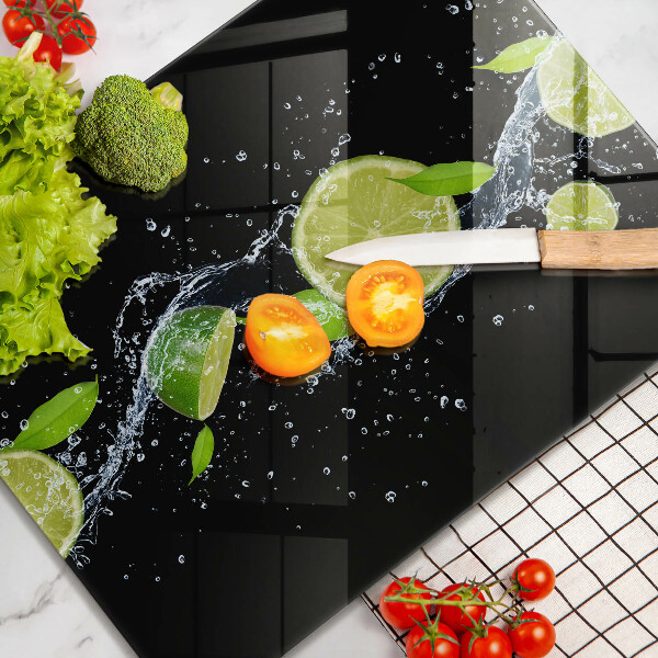 Protège plaque de cuisson Limes juteuses dans l'eau