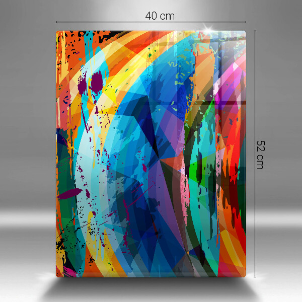 Protège plaque de cuisson Taches de peinture colorées