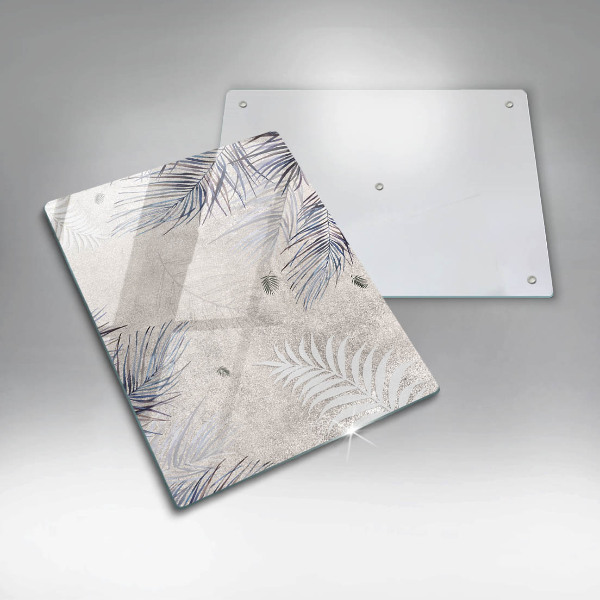 Protège plaque de cuisson Feuilles subtiles