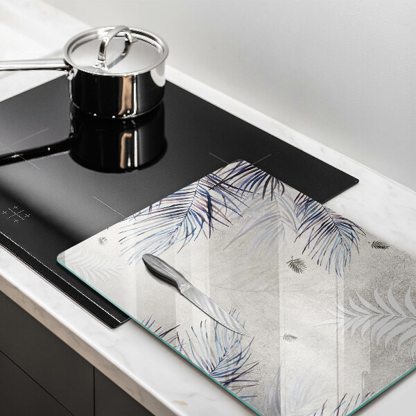 Protège plaque de cuisson Feuilles subtiles