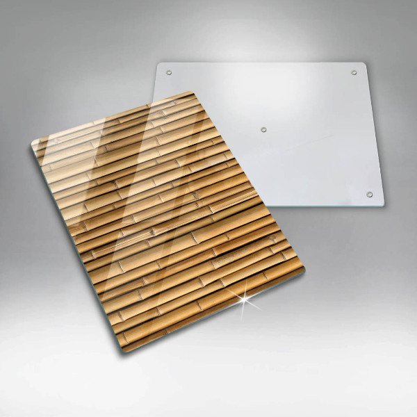 Protège plaque de cuisson Bambou bohème nature