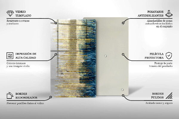 Protège plaque de cuisson Abstraction du concepteur