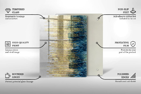 Protège plaque de cuisson Abstraction du concepteur