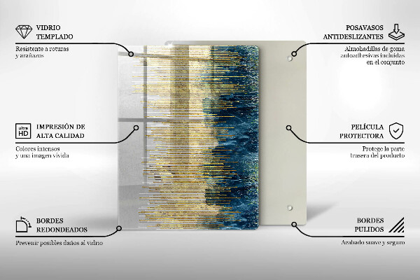 Protège plaque de cuisson Abstraction du concepteur
