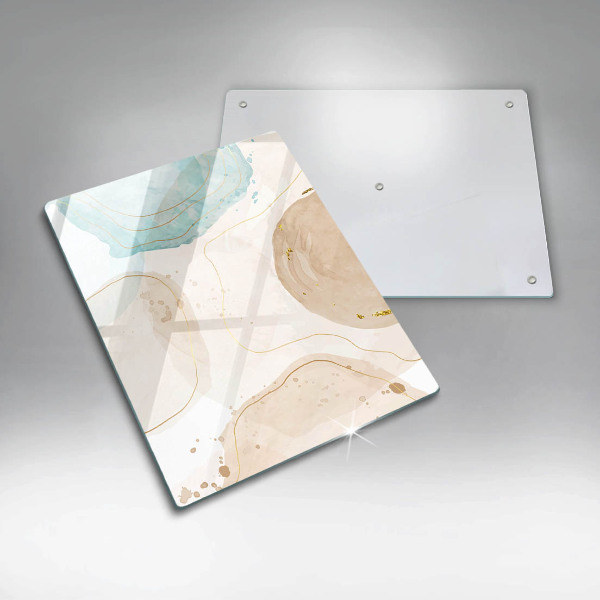 Protège plaque de cuisson Taches bohèmes et or