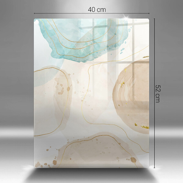 Protège plaque de cuisson Taches bohèmes et or