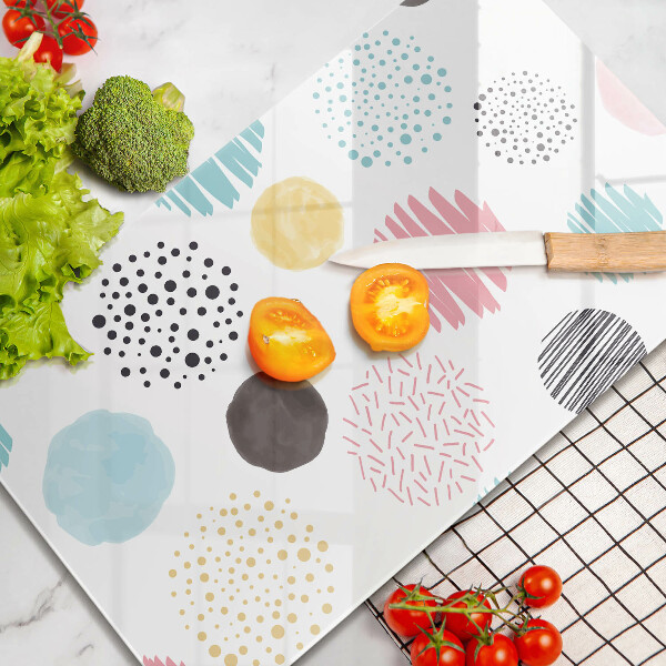 Protège plaque de cuisson Formes peintes