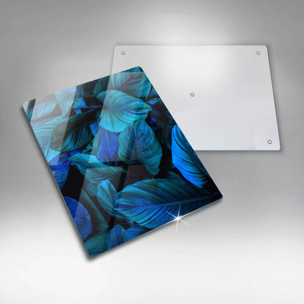 Protège plaque de cuisson Feuilles de végétation de la jungle