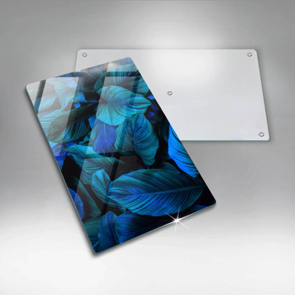 Protège plaque de cuisson Feuilles de végétation de la jungle