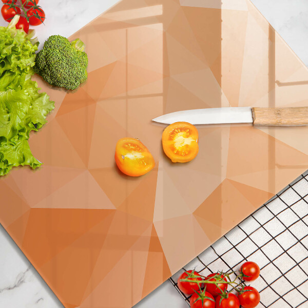 Protège plaque de cuisson Fond géométrique